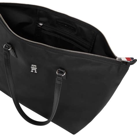 tommy hilfiger poppy canvas tote bag|tommy hilfiger tote bag nylon.